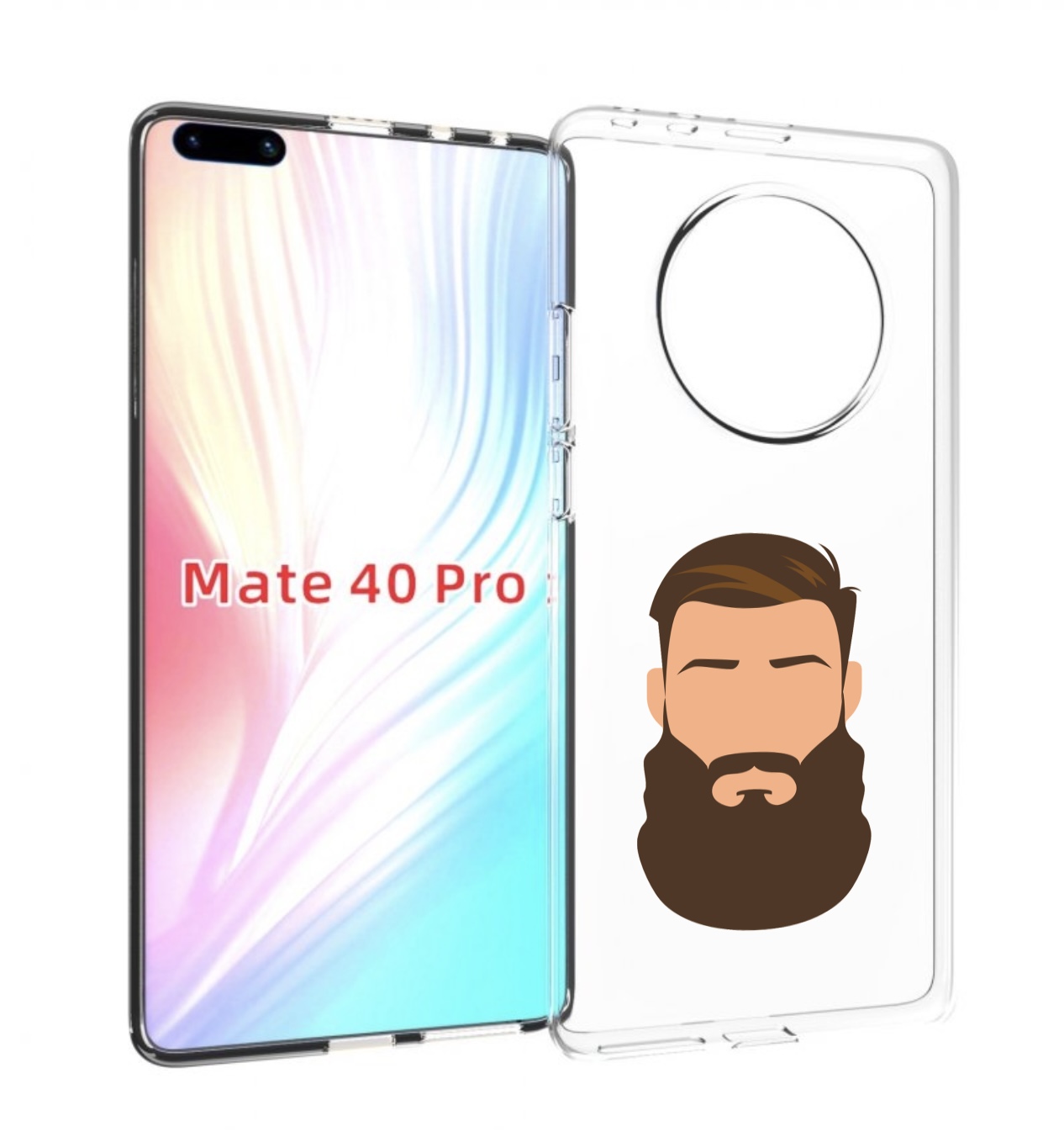 

Чехол MyPads густая-борода для Huawei Mate 40 Pro (NOH-NX9), Прозрачный, Tocco
