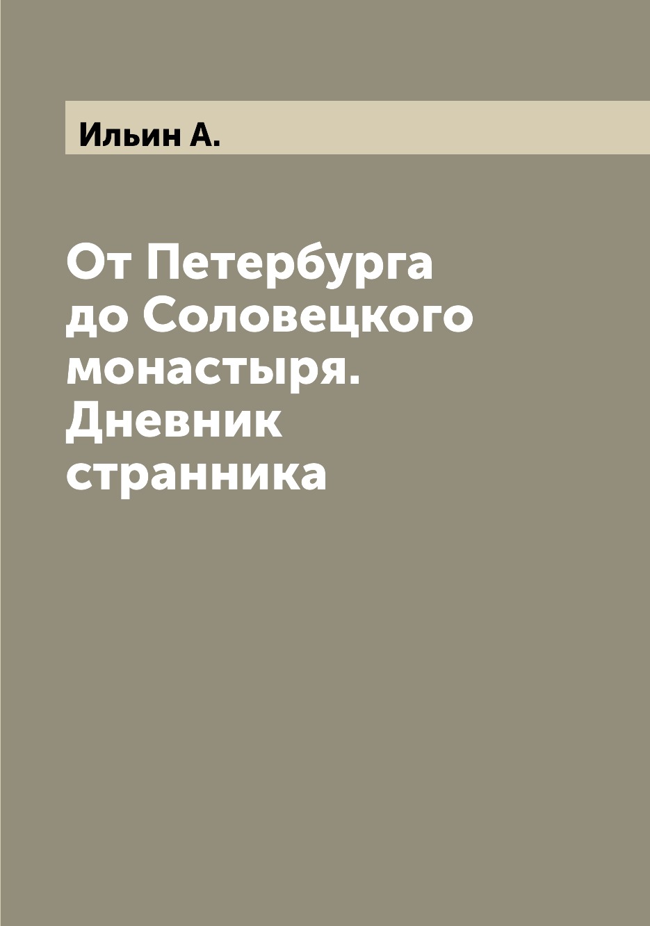 

Книга От Петербурга до Соловецкого монастыря. Дневник странника