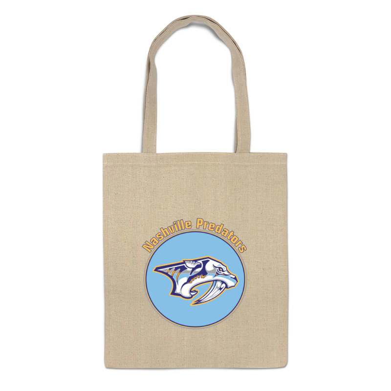 

Сумка-шоппер Printio Nashville predators бежевая, Бежевый, Nashville predators