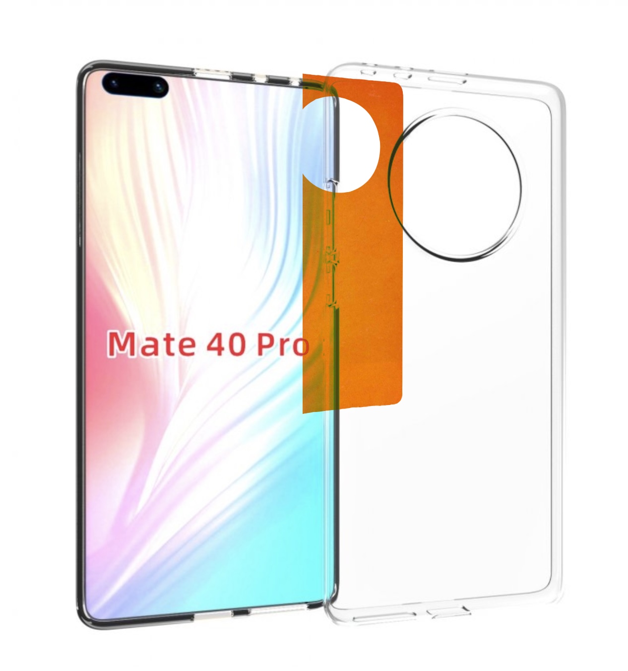 

Чехол MyPads девушка на шарах женский для Huawei Mate 40 Pro (NOH-NX9), Прозрачный, Tocco