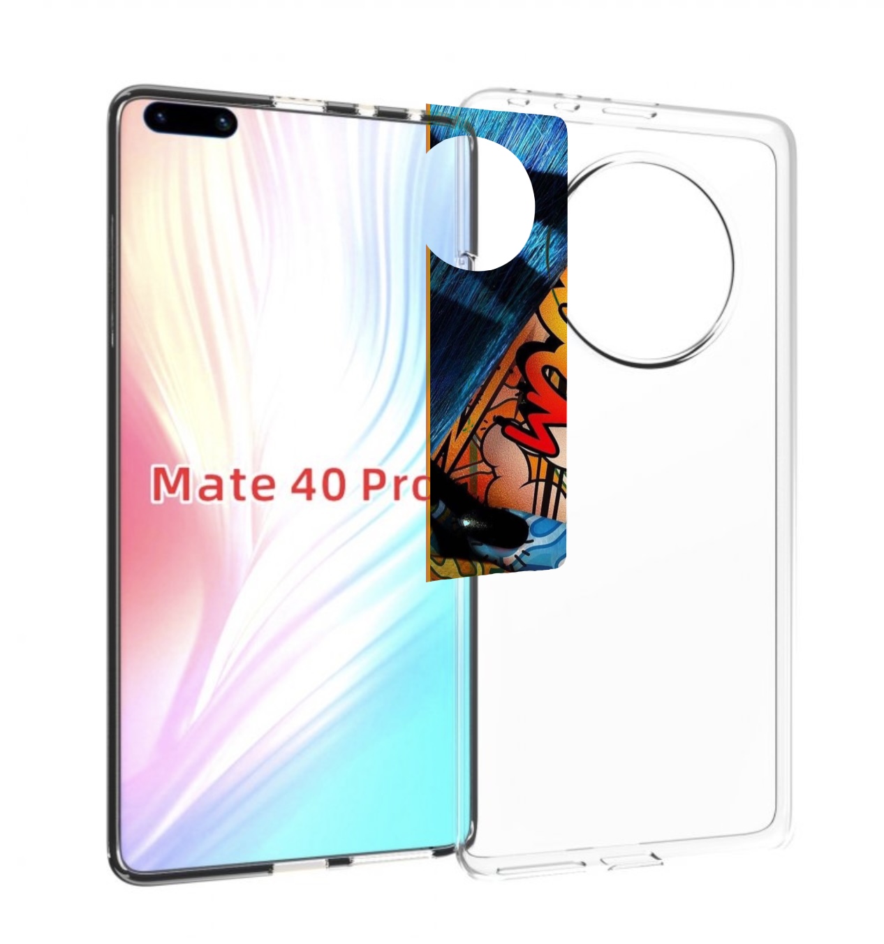 

Чехол MyPads девушка разрисованная краскам иженский для Huawei Mate 40 Pro (NOH-NX9), Прозрачный, Tocco