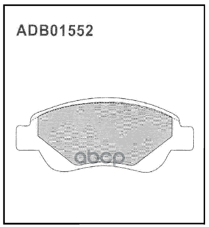 

Тормозные кололки ALLIED NIPPON передние дисковые adb01552