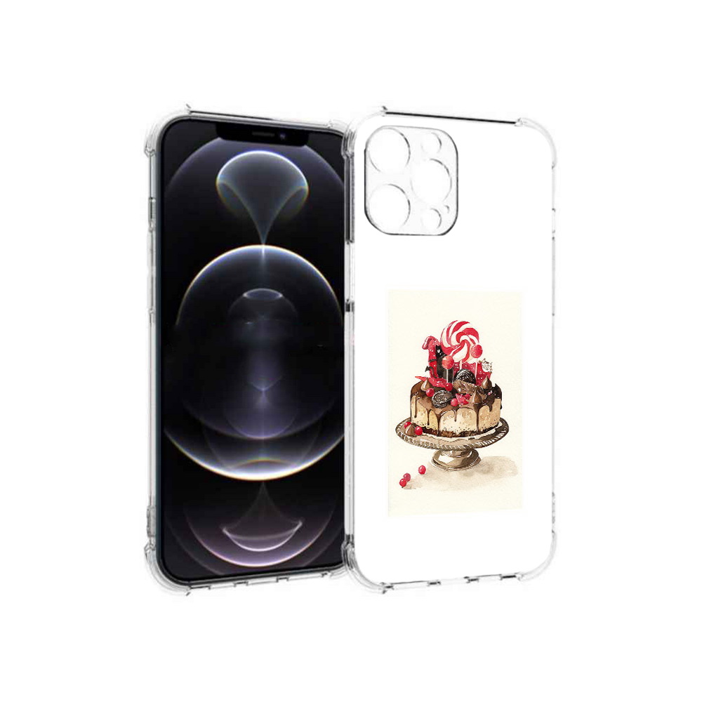 

Чехол MyPads Tocco для Apple iPhone 12 Pro Max вкусный торт (PT157374.616.262), Прозрачный, Tocco