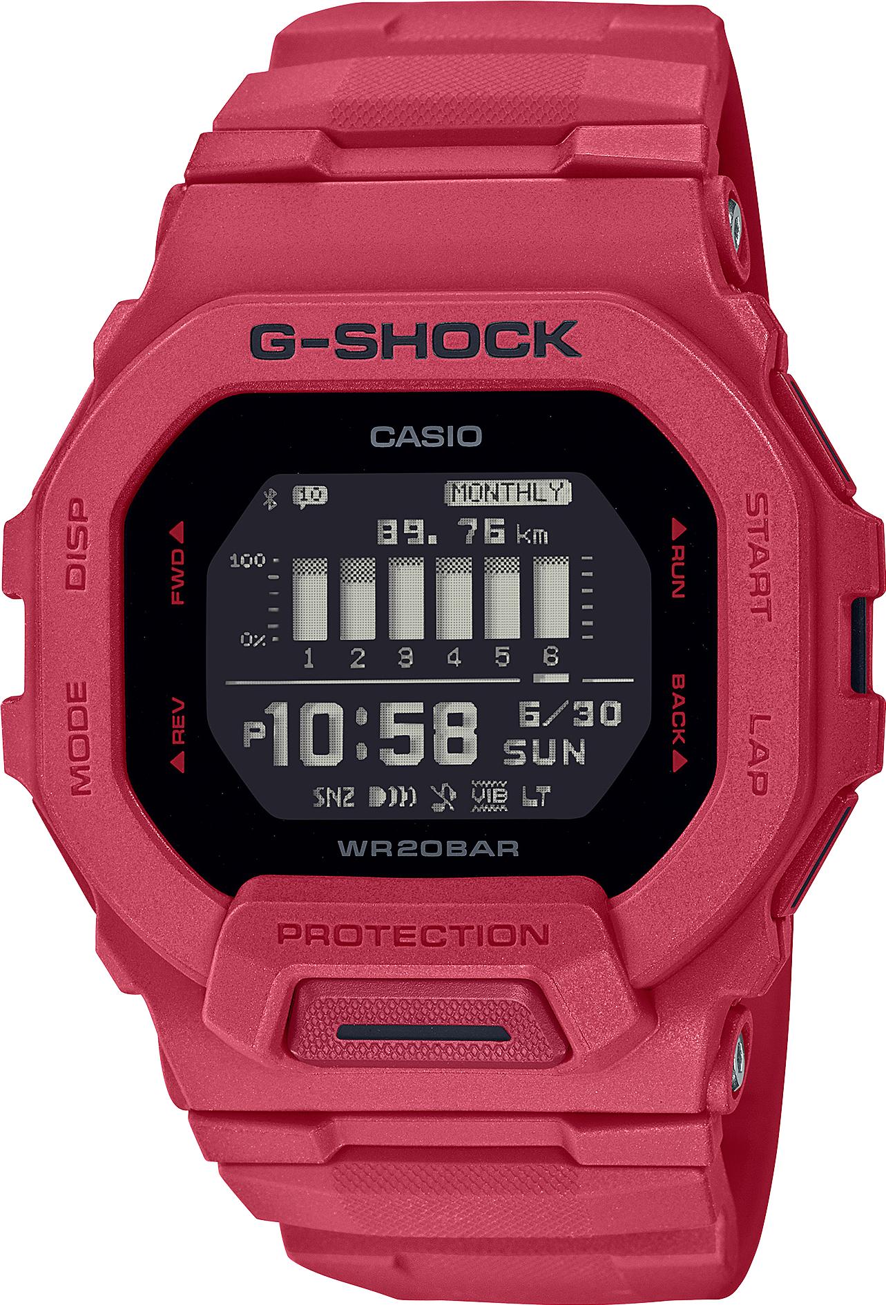 

Наручные часы Casio G-SHOCK GBD-200RD-4E, G-Shock