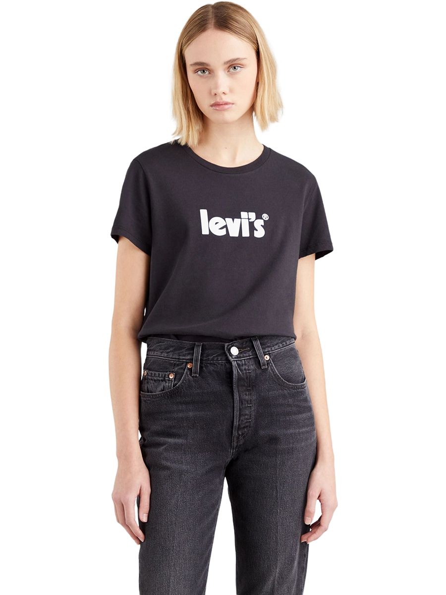 

Футболка женская Levi's 17369-1756 черная 2XS, Черный, 17369-1756