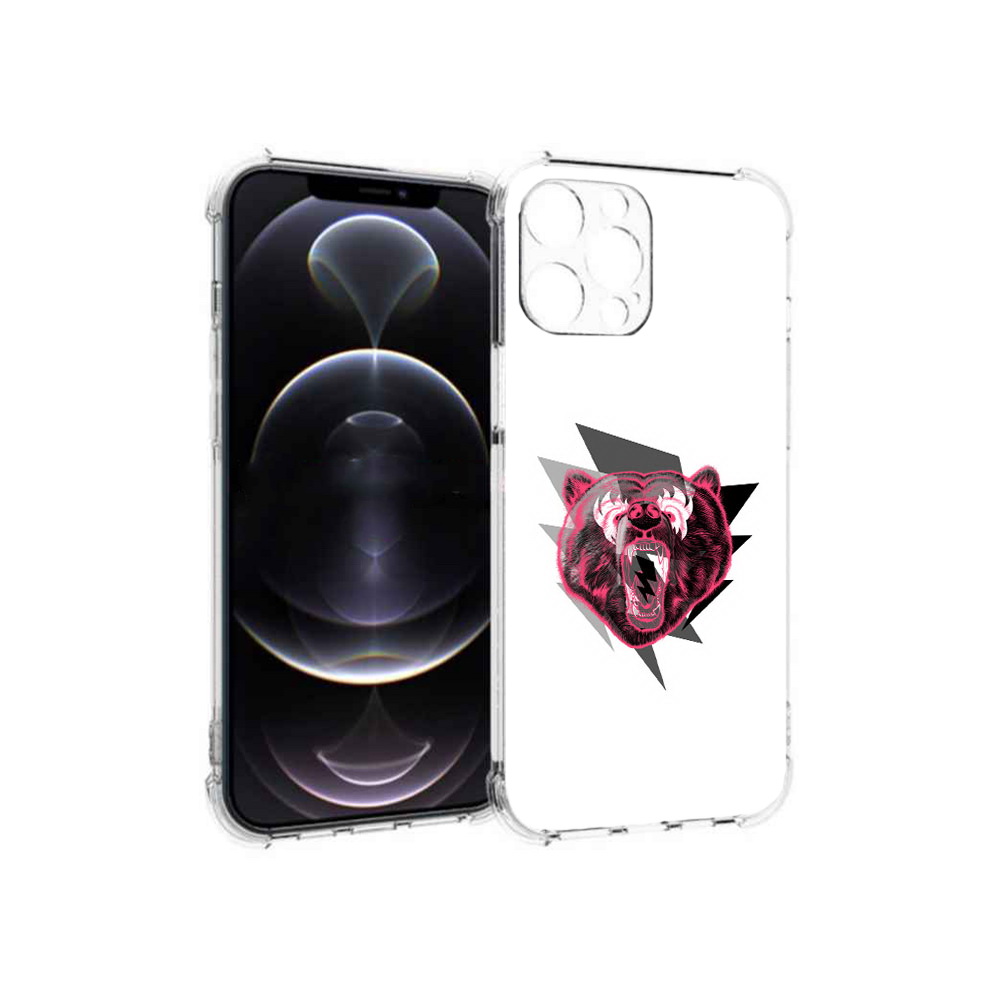 

Чехол MyPads Tocco для Apple iPhone 12 Pro Max грозовой медведь (PT157374.616.301), Прозрачный, Tocco