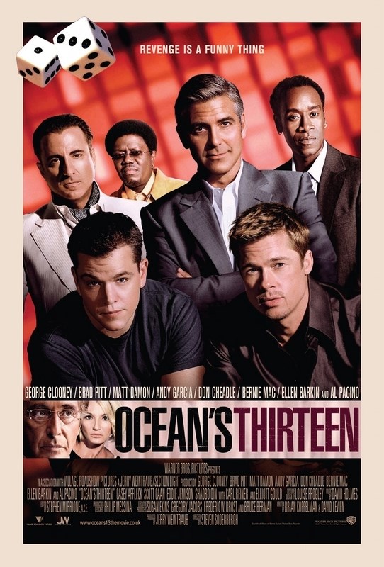 

Постер к фильму "Тринадцать друзей Оушена" (Ocean's Thirteen) A3