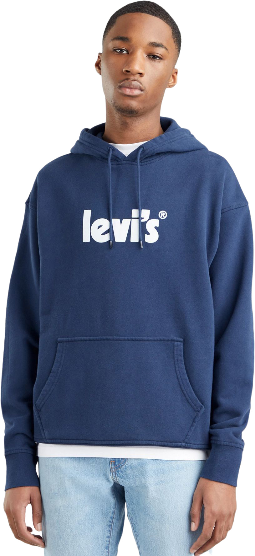 

Худи мужское Levi's 38479-0081 синее 2XL, 38479-0081