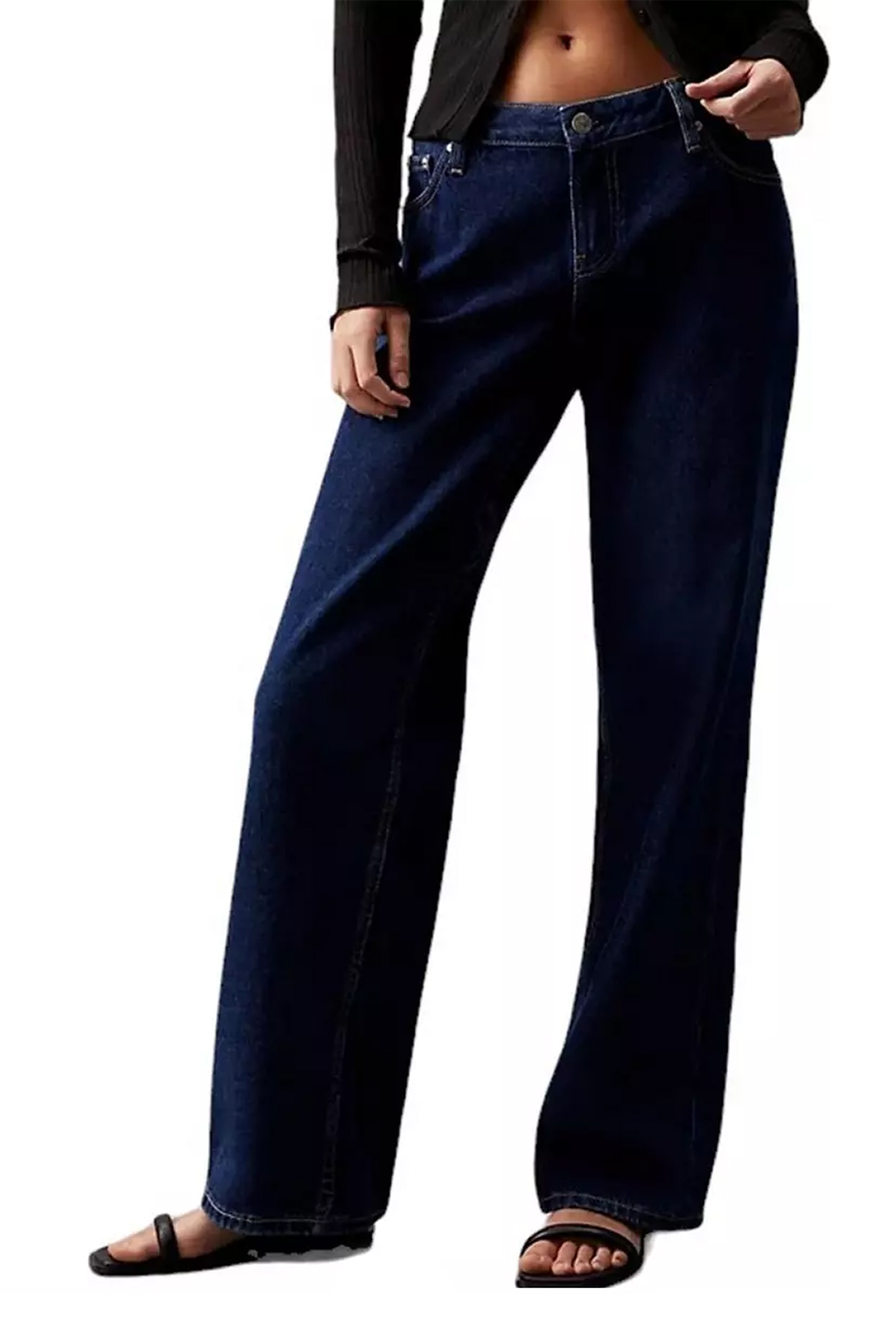 

Джинсы женские Calvin Klein Jeans J20J223429 синие 26, Синий, J20J223429