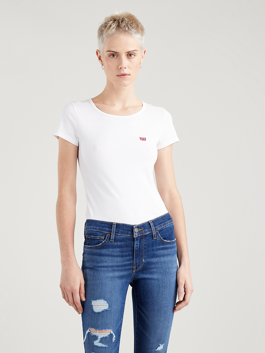 

Футболка женская Levi's 74856-0011 белая XS, Белый, 74856-0011