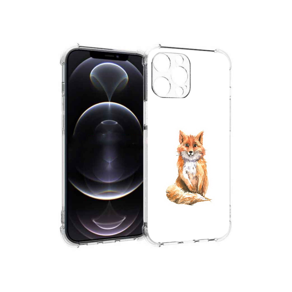 

Чехол MyPads Tocco для Apple iPhone 12 Pro Max детская лиса (PT157374.616.320), Прозрачный, Tocco