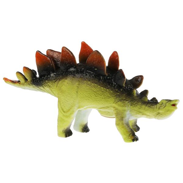 фото Игрушка пластизоль динозавр стегозавры 33*9*14см, хэнтэг играем вместе