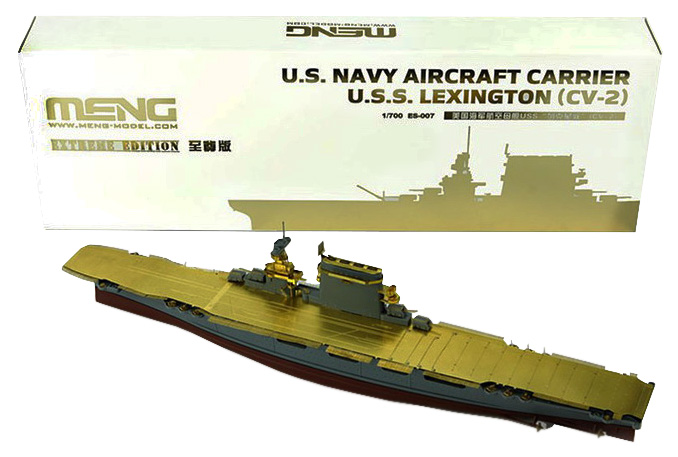 

Сборная модель Meng Model U.S. Navy Aircraft Carrier U.S.S. Lexington (Cv-2) ES-007