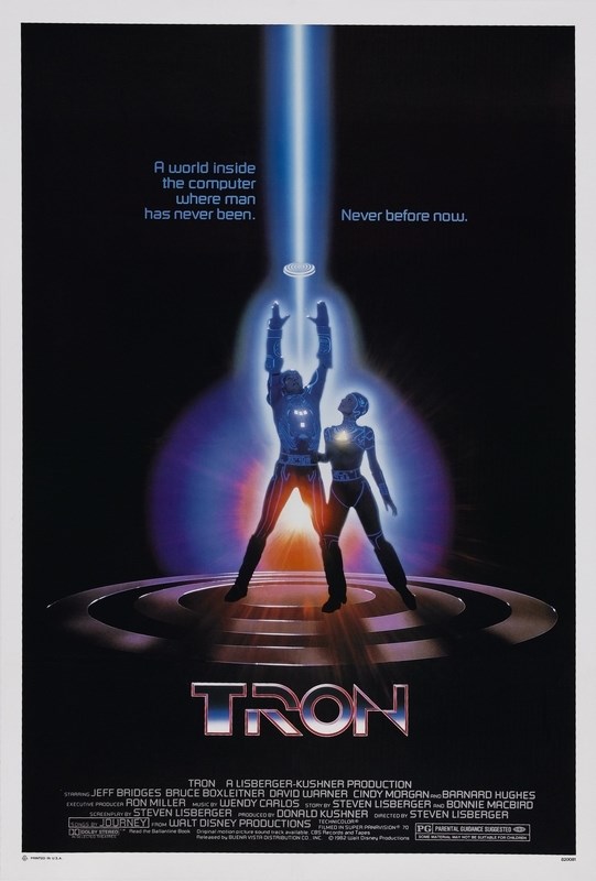 

Постер к фильму "Трон" (Tron) 50x70 см