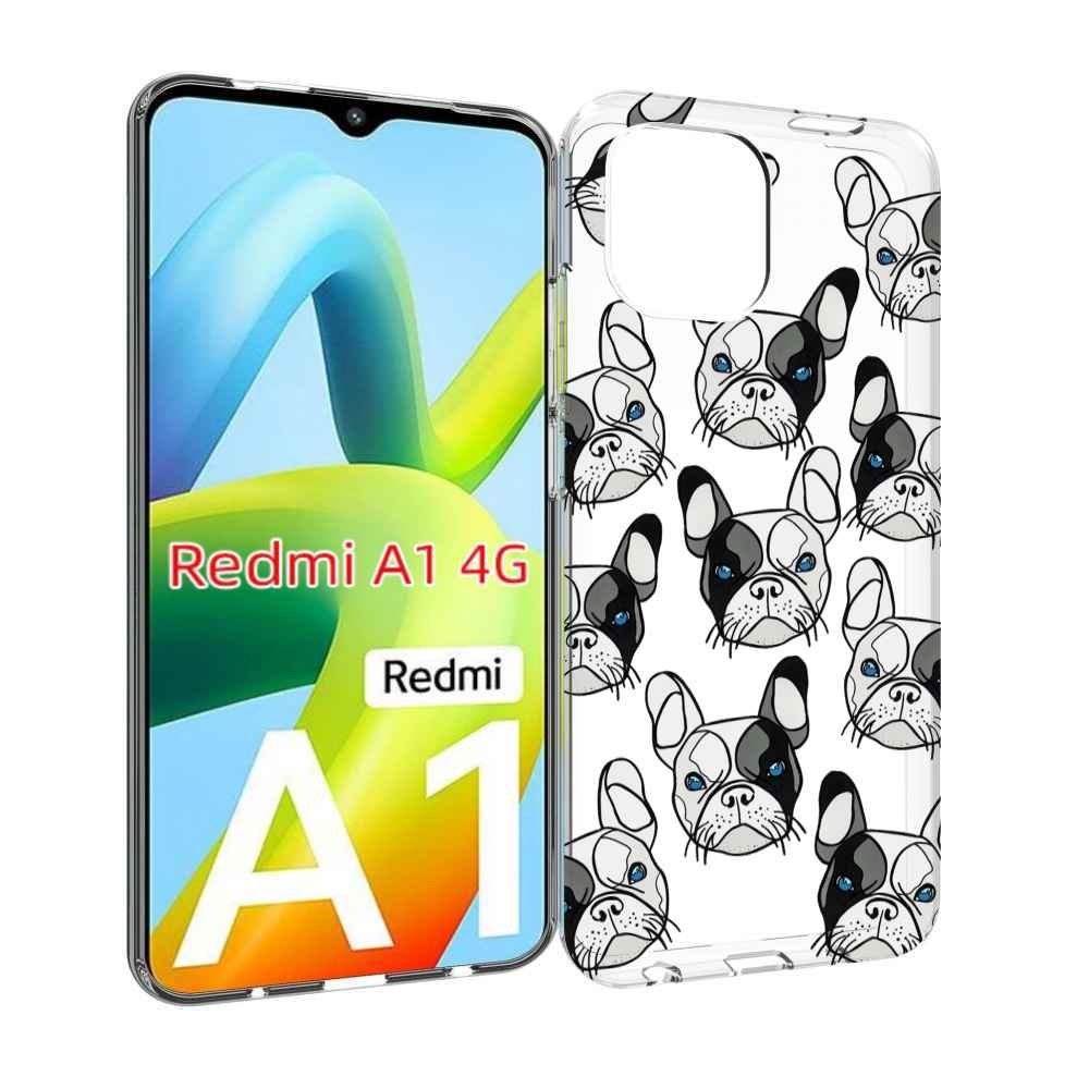 

Чехол MyPads мини-собачки-черно-белый для Xiaomi Redmi A1, Прозрачный, Tocco