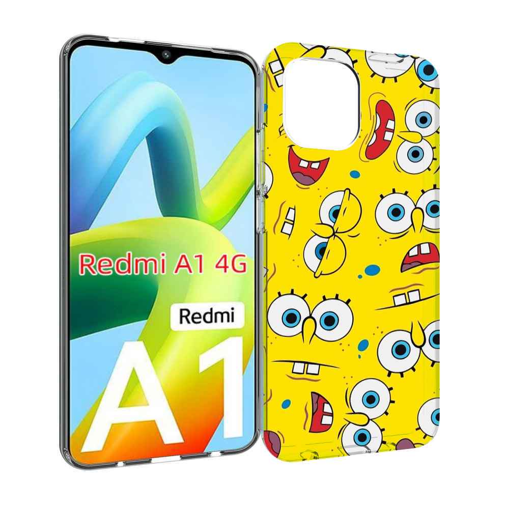 

Чехол MyPads много-спанч-боба для Xiaomi Redmi A1, Прозрачный, Tocco