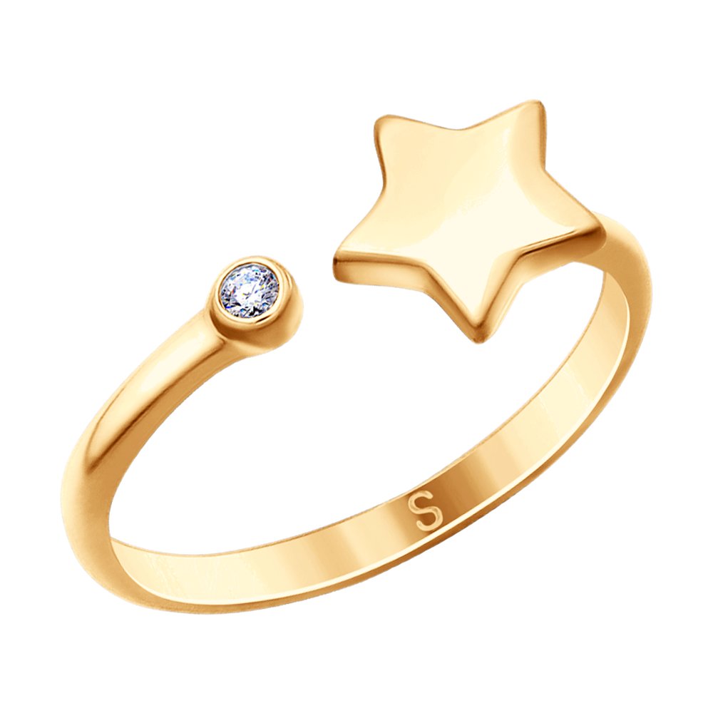 

Кольцо из серебра с фианитом р.  SOKOLOV 93010864, 93010864