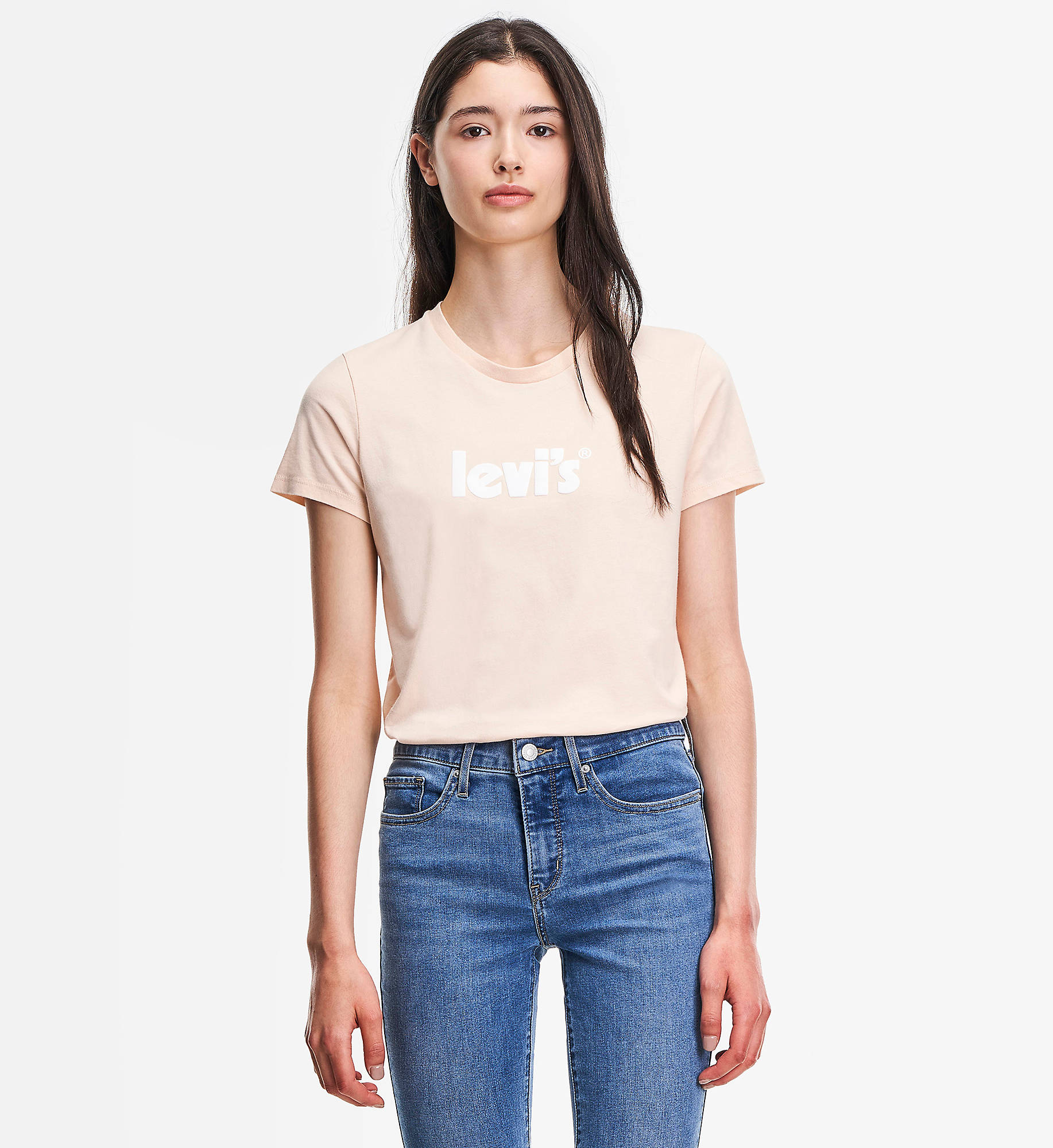 

Футболка женская Levi's 17369-1803 бежевая 2XS, Бежевый, 17369-1803
