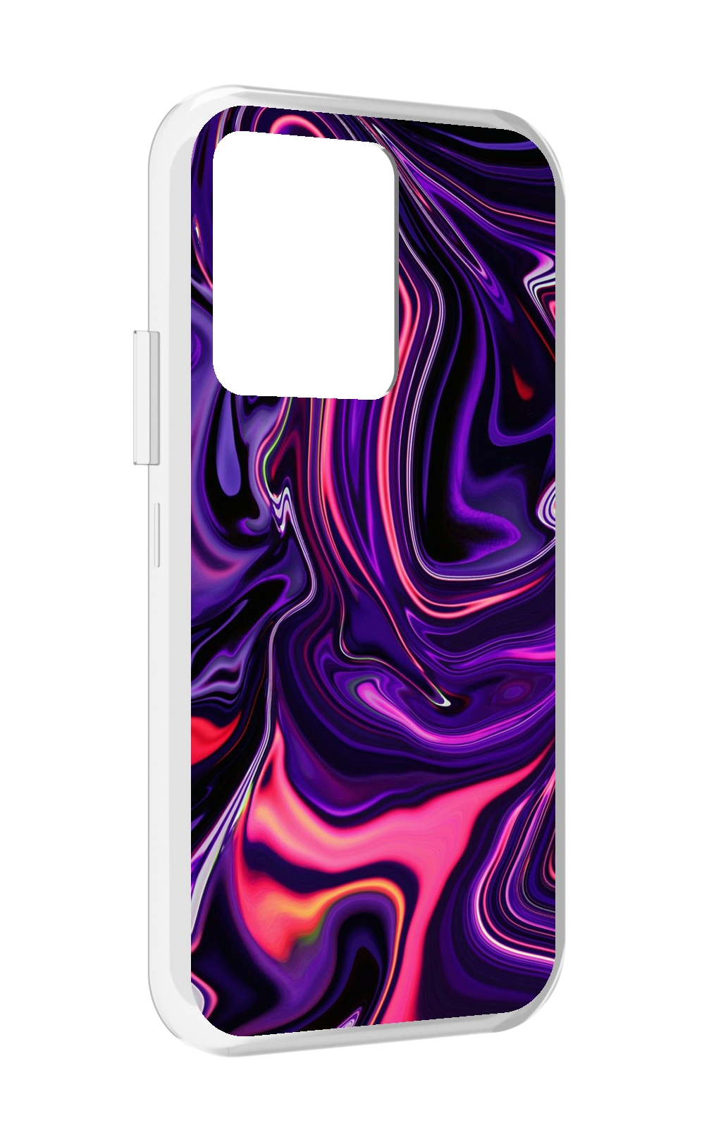 

Чехол MyPads фиолетовые краски для Vivo iQOO 10, Прозрачный, Tocco
