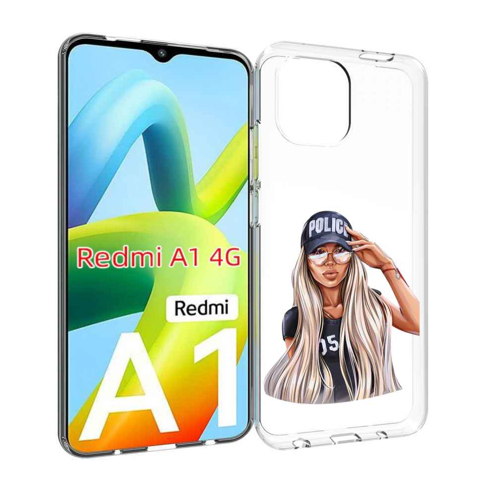 

Чехол MyPads модная-девушка-арт женский для Xiaomi Redmi A1, Прозрачный, Tocco