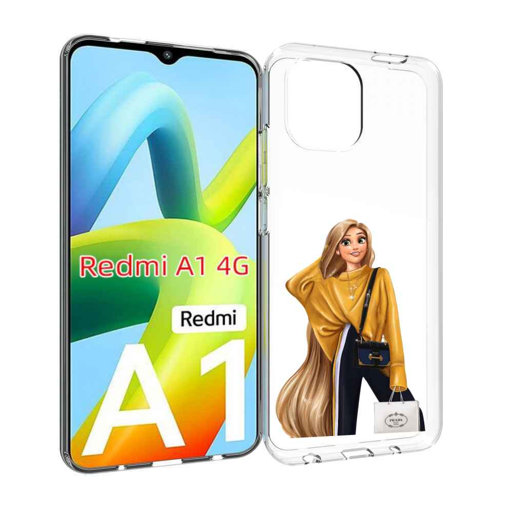 

Чехол MyPads модная-рапунсель женский для Xiaomi Redmi A1, Прозрачный, Tocco