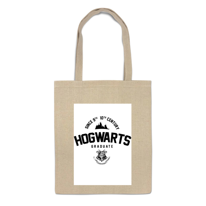 

Сумка-шоппер Printio Hogwarts graduate бежевая, Hogwarts graduate