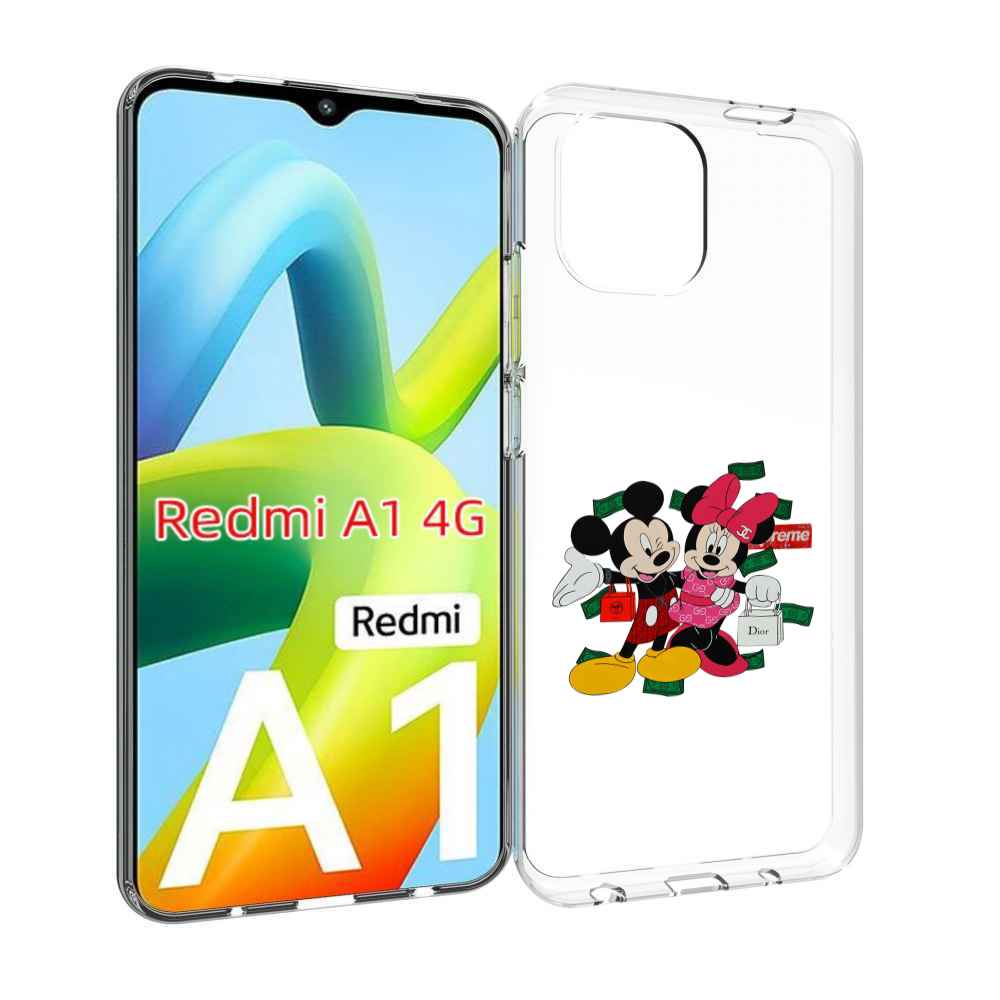 

Чехол MyPads модные-микки-маус детский для Xiaomi Redmi A1, Прозрачный, Tocco