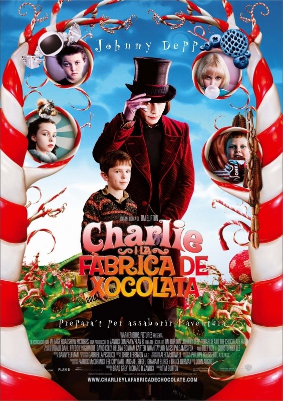 

Постер к фильму "Чарли и шоколадная фабрика" (Charlie and the Chocolate Factory) 50x70 см