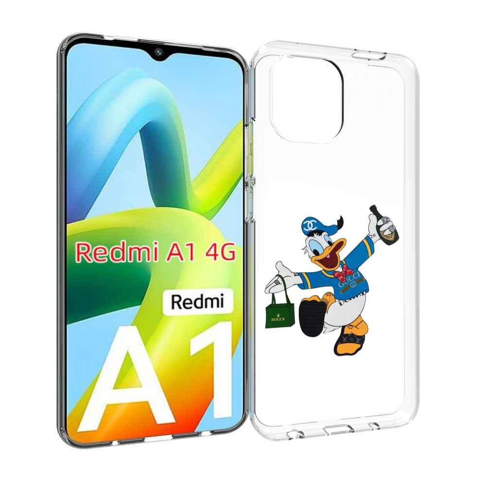 

Чехол MyPads модный-дональд-дак для Xiaomi Redmi A1, Прозрачный, Tocco