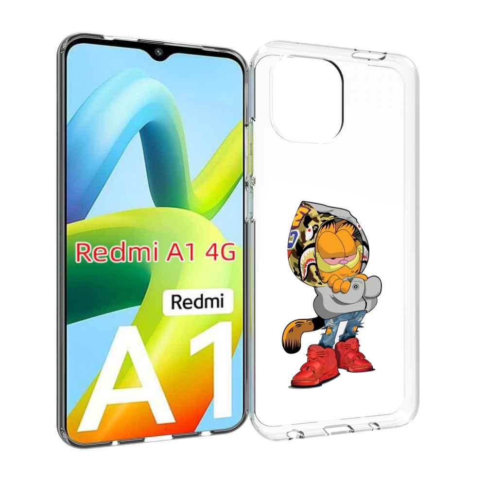 

Чехол MyPads модный-котяра детский для Xiaomi Redmi A1, Прозрачный, Tocco
