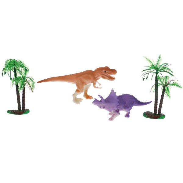Купить Игрушка пластизоль набор динозавров меняют цвет в воде пак с хэдером ИГРАЕМ ВМЕСТЕ, Играем Вместе,