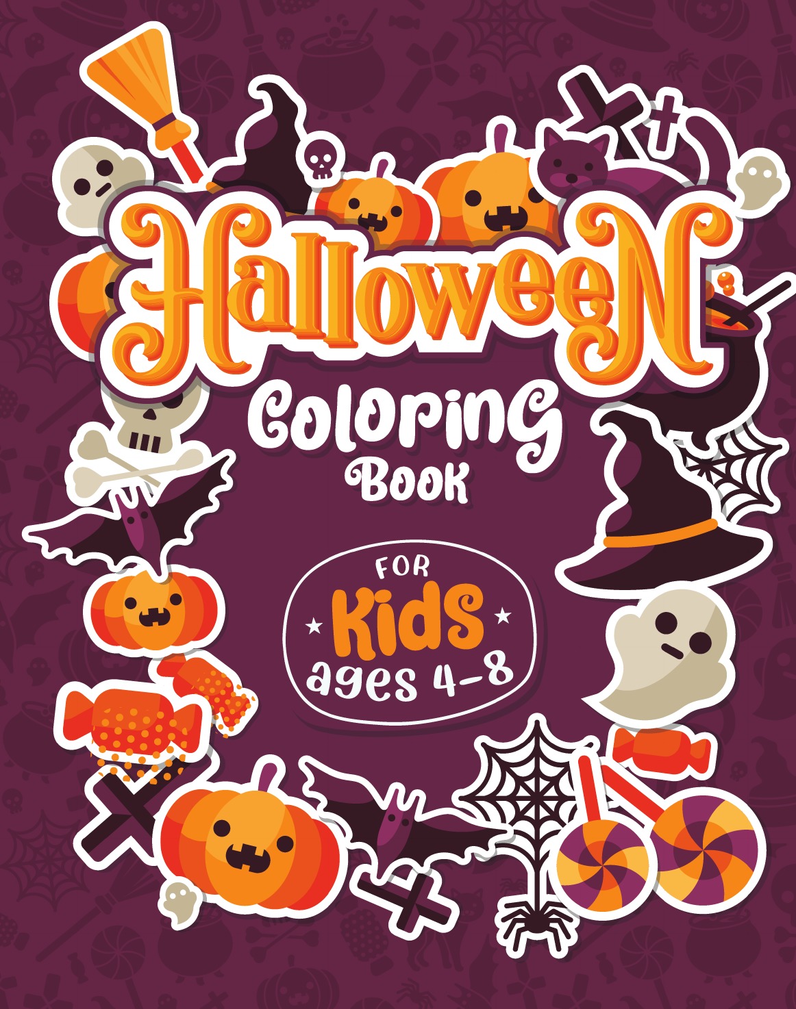 

HALLOWEEN COLORING BOOKS FOR KIDS ages 4-8