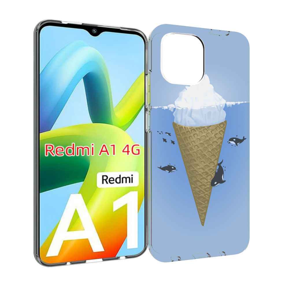 

Чехол MyPads мороженное-у-косаток для Xiaomi Redmi A1, Прозрачный, Tocco