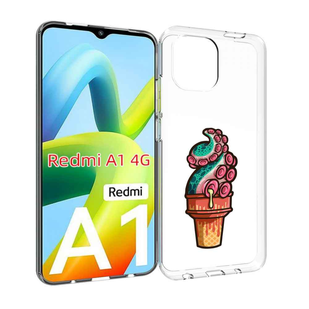 

Чехол MyPads мороженное для Xiaomi Redmi A1, Прозрачный, Tocco