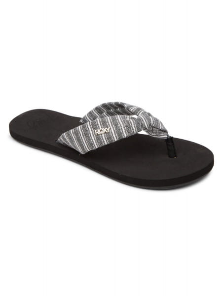 

Шлепанцы женские Roxy ARJL100954-BLK черные 39.5 RU, ARJL100954-BLK