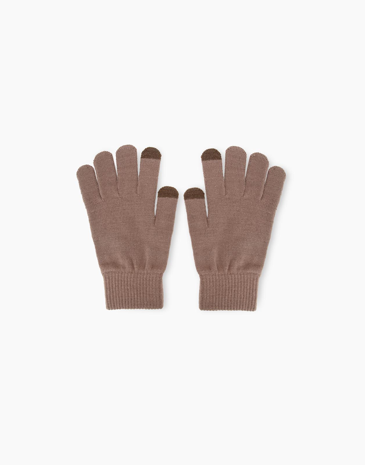 Сенсорные перчатки для девочки Gloria Jeans GAS012030 коричневый 6-8л/0