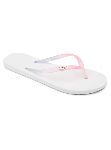 

Шлепанцы женские Roxy ARJL100958-WPW белые 36 RU, ARJL100958-WPW