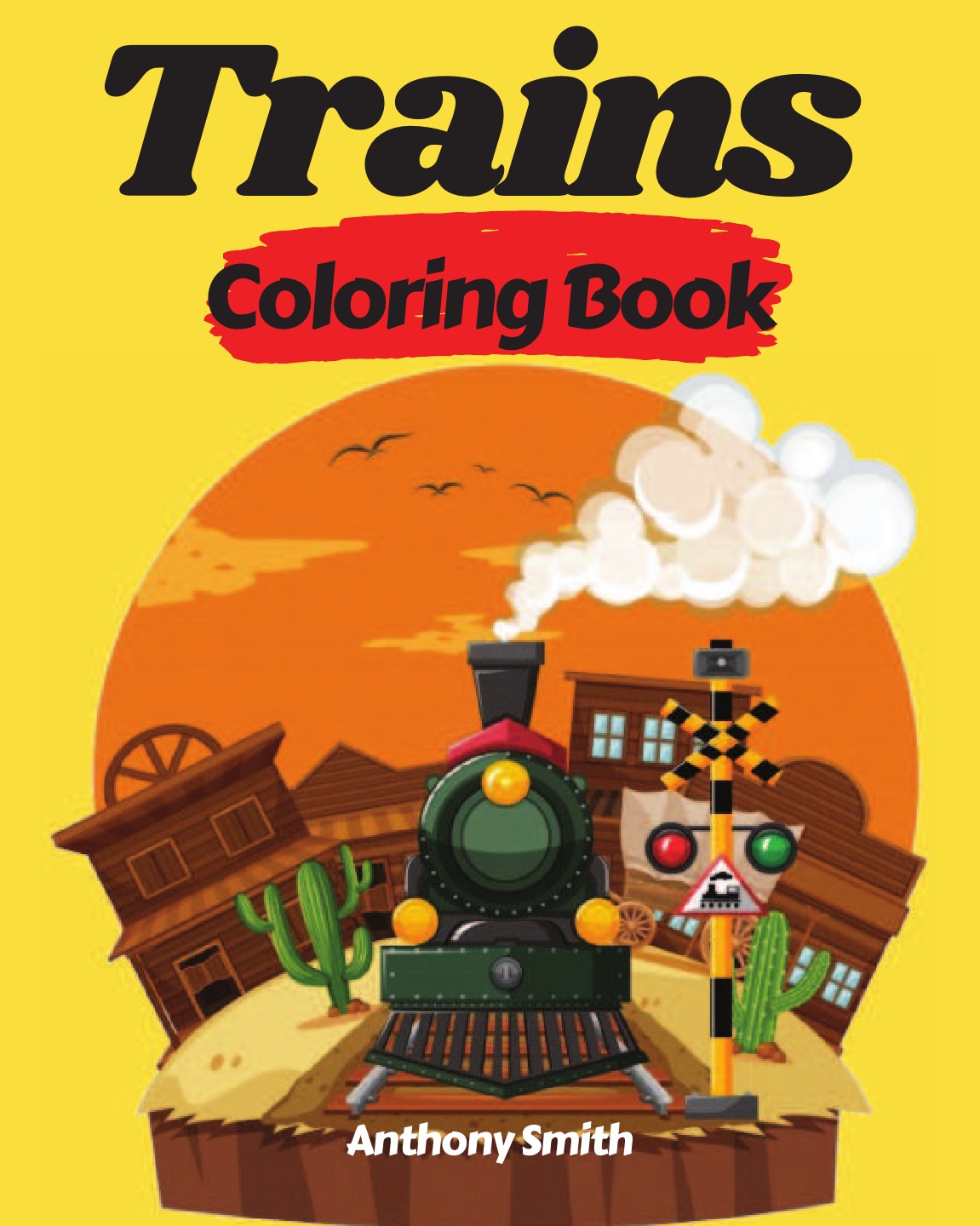 

Trains Coloring Book