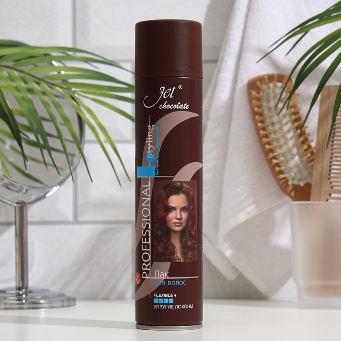 Лак для волос Jet chocolate Flexible maxi 