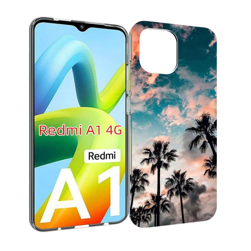 

Чехол Mypads Небо-С-Пальмами Для Xiaomi Redmi A1, Прозрачный, Tocco