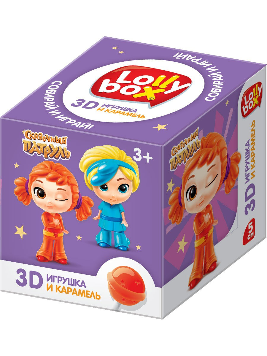 

Леденец Конфитрейд Lolly Box Сказочный патруль клубника с игрушкой 11,4 г в ассортименте