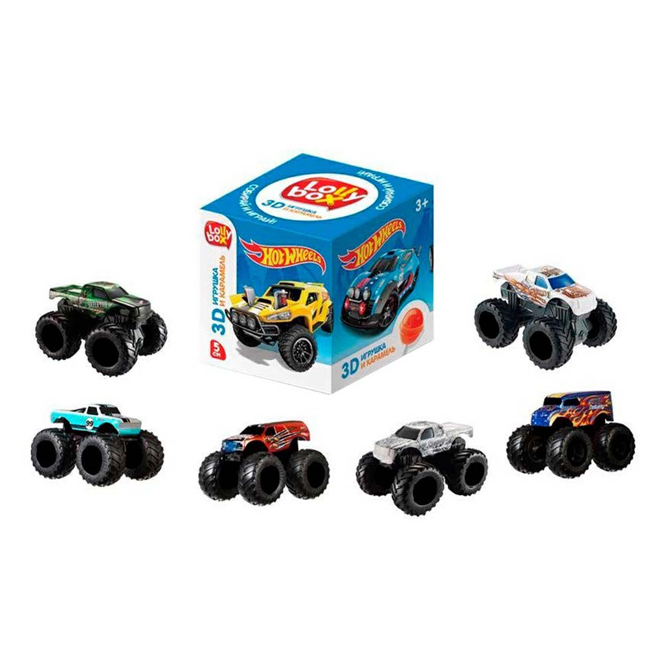 

Карамель Lolly Box Hot Wheels 11,4 г с игрушкой