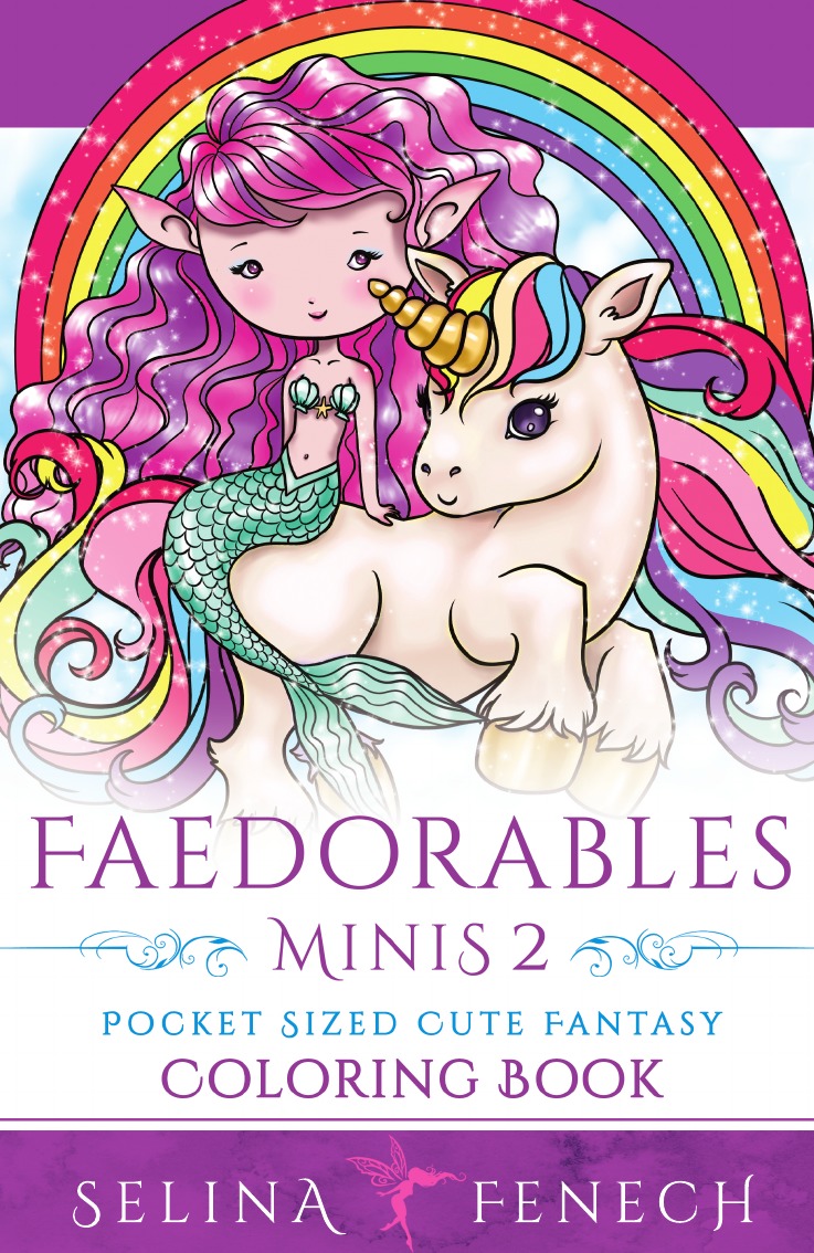 

Faedorables Minis 2 - Pocket Sized Cute Fantasy Coloring Book