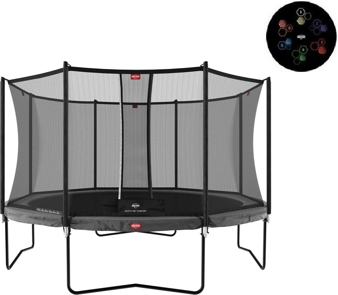 

Батут Berg Champion Regular Levels Safety Net с сеткой 430 см, grey, Champion Regular Levels Safety Net