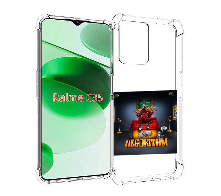 

Чехол MyPads Snoop Dogg ALGORITHM для Realme C35 / Narzo 50A Prime, Прозрачный, Tocco