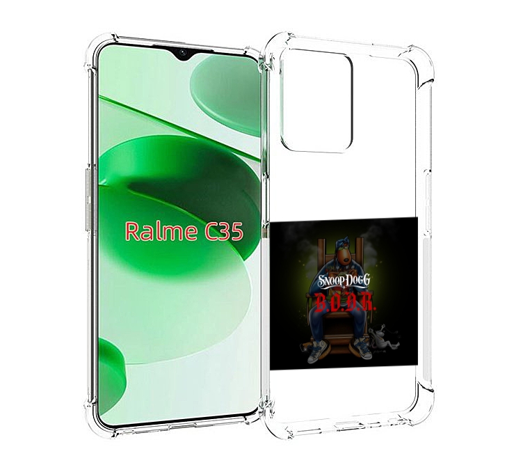

Чехол MyPads Snoop Dogg B для Realme C35 / Narzo 50A Prime, Прозрачный, Tocco