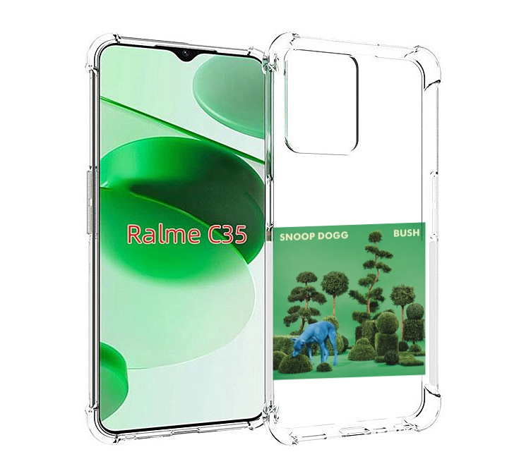 

Чехол MyPads Snoop Dogg BUSH для Realme C35 / Narzo 50A Prime, Прозрачный, Tocco