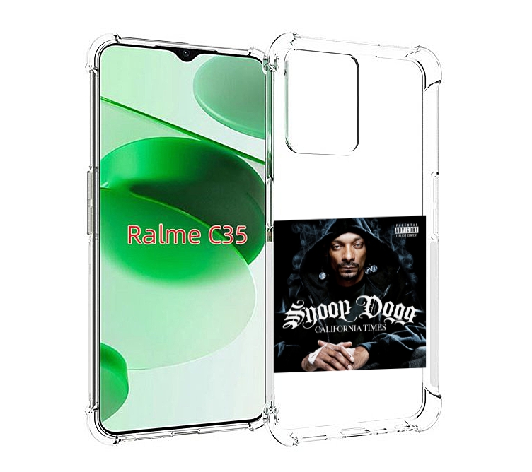 

Чехол MyPads Snoop Dogg CALIFORNIA TIMES для Realme C35 / Narzo 50A Prime, Прозрачный, Tocco