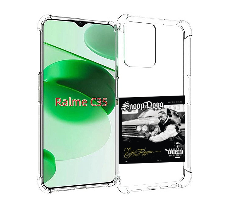 

Чехол MyPads Snoop Dogg EGO TRIPPIN’ для Realme C35 / Narzo 50A Prime, Прозрачный, Tocco