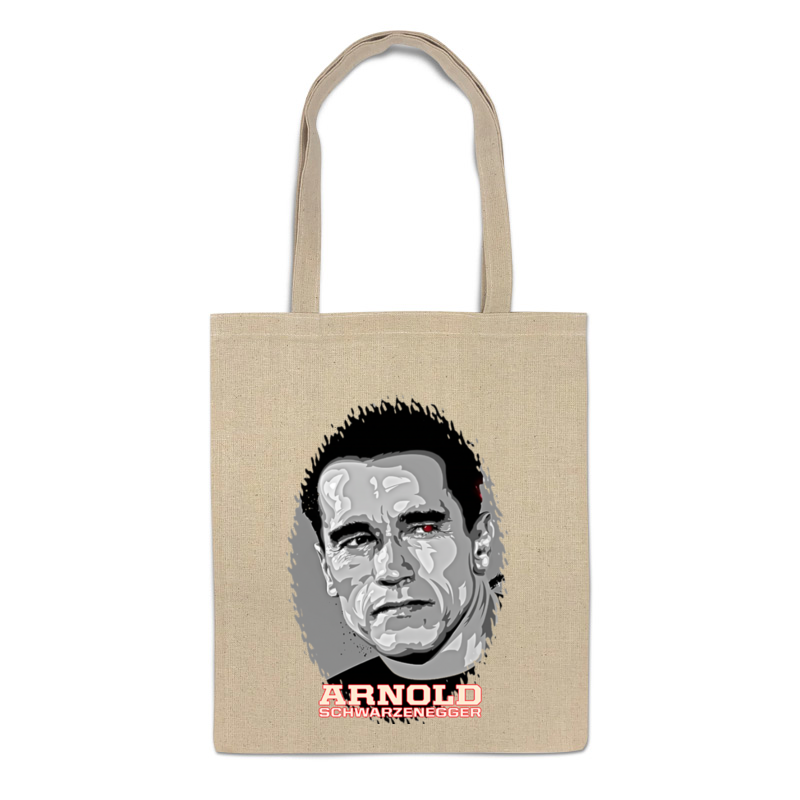 

Сумка-шоппер Printio Arnold schwarzenegger бежевая, Бежевый, Arnold schwarzenegger